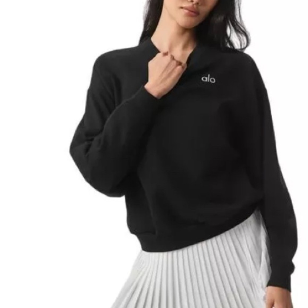 Alo Yoga Accolade Crew Neck Pullover sz M